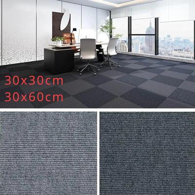 30x30/30x60cm Self Adhesive Carpet Living Room Splicing Blocks Floor Mat Decor Office  Staircase Anti-slip Carpet Floor Sticker