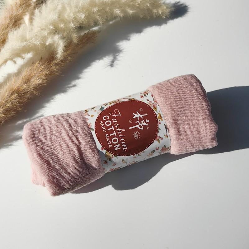 62-122 Colors Crinkle Cotton Underscarf Pleated Pompom Plain Hijab With Tassels Islamic Turban Warp