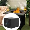 Fire Pit Cover Square 30 Inch Waterproof Heavy Duty Shield Fire Table Covers For Patio Porch Camping Indoor Outdoor Home Yard