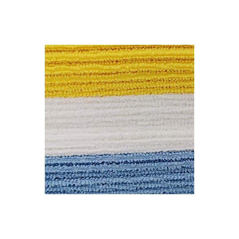Amazon Basics Microfiber Cleaning Cloths, Multipurpose Cleaning, Car Washing, and Rags, 24-Pack (40 x 30 cm), Blue Multicolor