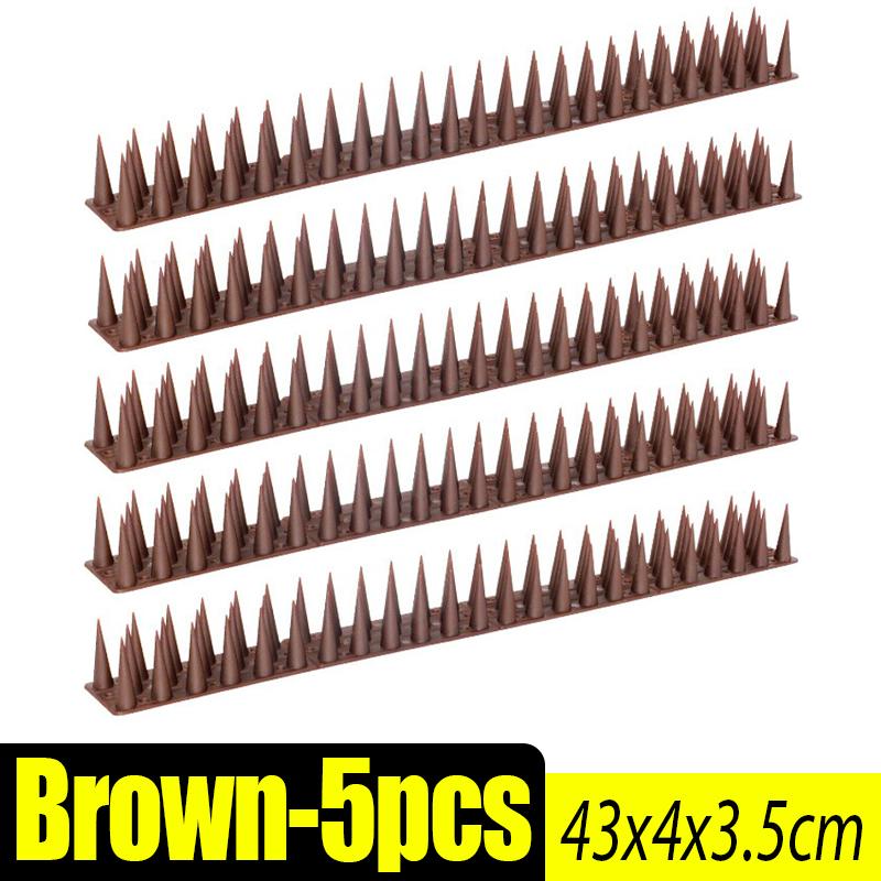 1-10pcs Outdoor Birds Pigeon Cats Spike Bendable Bird Repellent Spikes Deterrents for Garden Window Fences Roof Balcony Railing