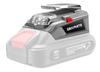 18V Li-Lion Battery Flashlight With Usb Output - T 58G025