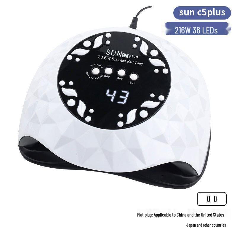 Dazzling 256W LED Nail Curing Lamp, Quick Dry Gel Lamp for Salon Use