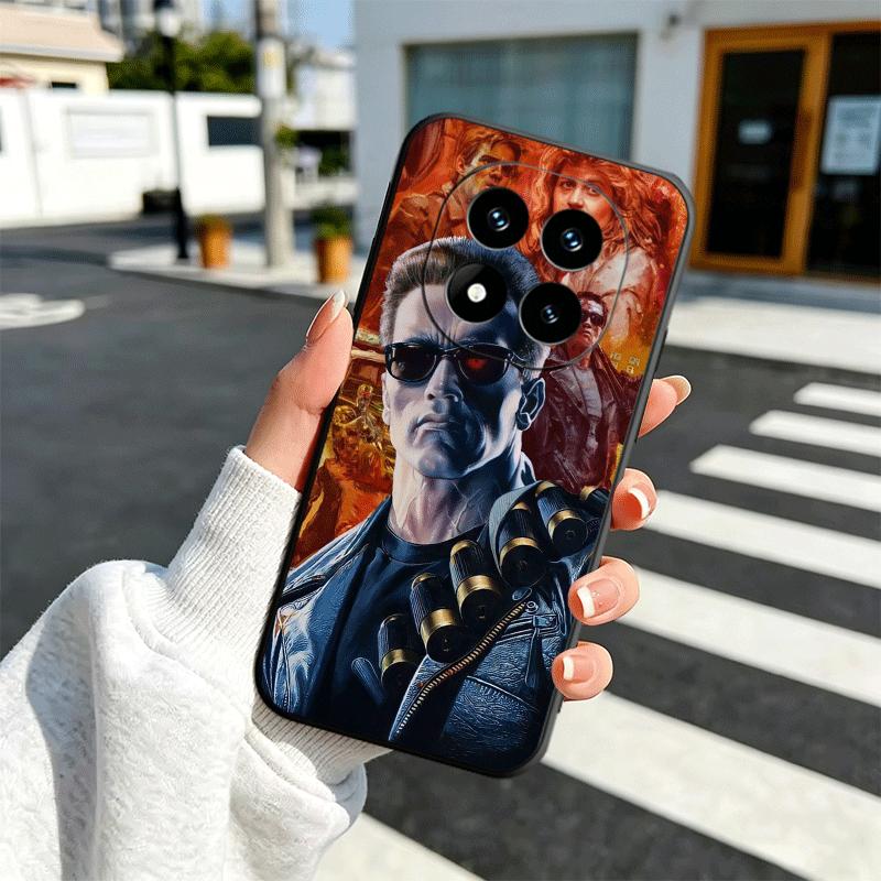 

Terminator Arnold Schwarzenegger Soft Phone Case for Xiaomi Redmi Note 12 13 14 15 Pro Plus 11 12S 11S 11T 10 4G Black Cover Bac Redmi Note 14 Pro 5G