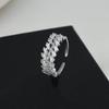 Adjustable Women's Ring Versatile Fashion Personality Simple Clean Ins Style Girl Summer Beach Vacation Jewelry Finger Ring Wedding Party Jewelry