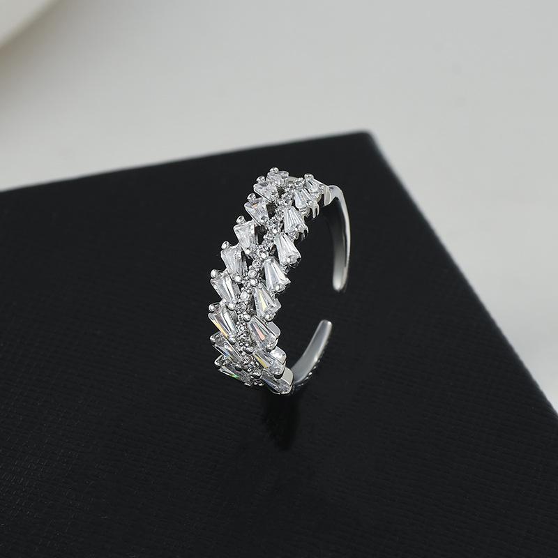 Adjustable Women's Ring Versatile Fashion Personality Simple Clean Ins Style Girl Summer Beach Vacation Jewelry Finger Ring Wedding Party Jewelry