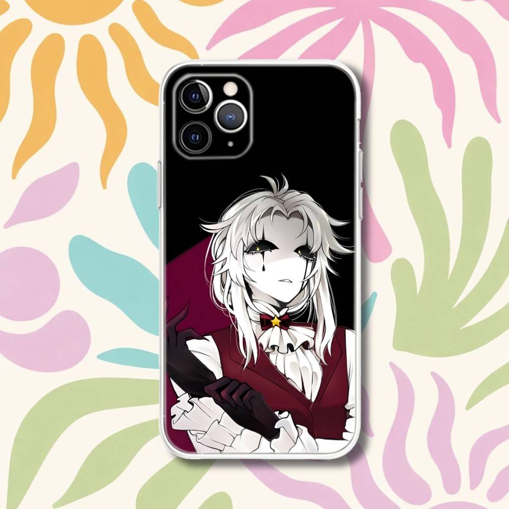 

The F-Freaks Circus Pierrot Phone Case For iPhone 17,16e,16,15,14,13,12,11 Mini Pro Max X,XR,XSMAX 8,7 Air Plus Transparent Soft iPhone14PRO