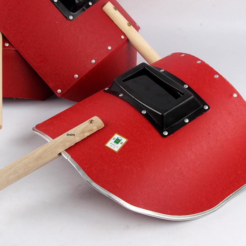 Red Steel Welding Face Shield, Anti-UV, Semi-Automatic, Waterproof