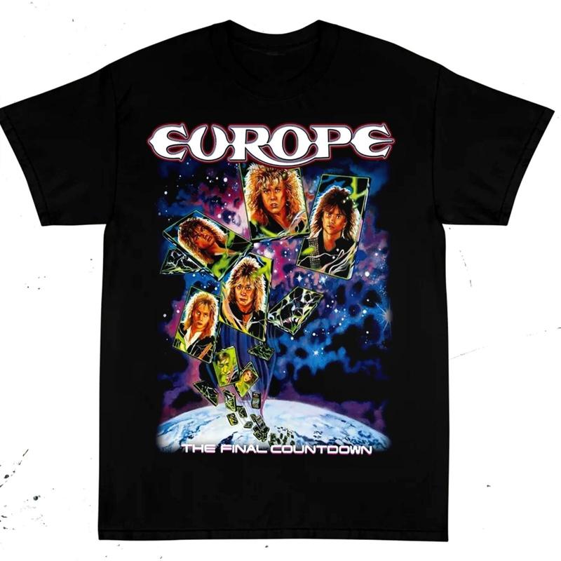 Vintage Europe Band For Fans Unisex S 5Xl Shirt