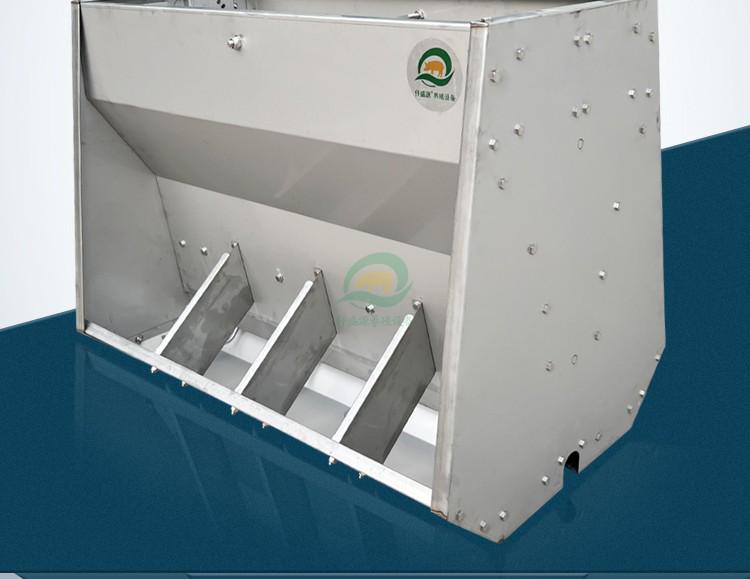 Free Shipping Stainless Steel Double-Sided Pig Feeder Trough for Piglets and Fertilizer.