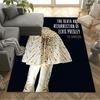 Elvis Presley Legend Area Rug Design for Study room Dormitory Game Room Outdoor Antislip Carpet Anime Office Decor Wedding Party Gift
