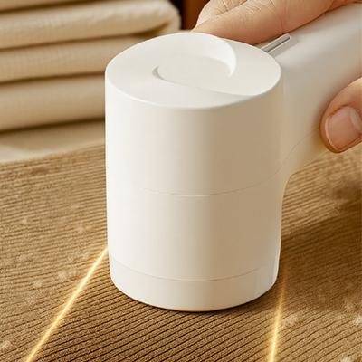 Electric Clothes Lint Remover 6-Leaf Blades Sweater Defuzzer USB Rechargeable Cordless Fabric Shaver Portable Fuzz Pills Trimmer