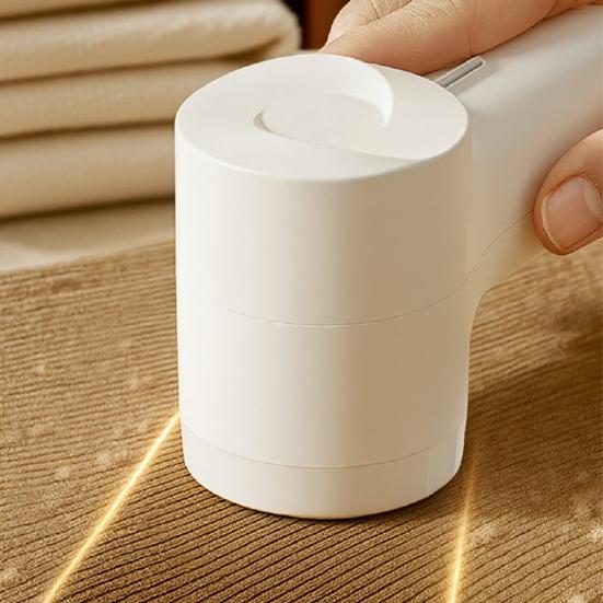 Electric Clothes Lint Remover 6-Leaf Blades Sweater Defuzzer USB Rechargeable Cordless Fabric Shaver Portable Fuzz Pills Trimmer
