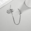 Double Piercing Diamond Snowflake Earrings - Women's Korean Fashion, Elegant Net Red 2022 Trend