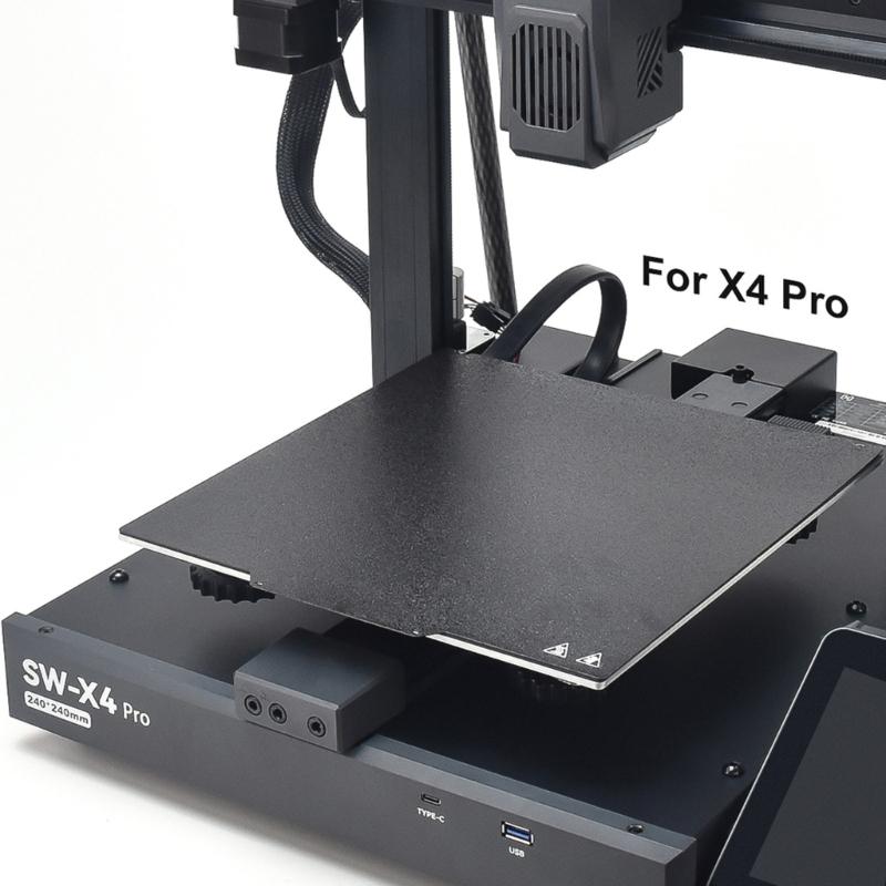 Double Side Textured PEI Sheet For Easy Print Removal And Enhances Adhesion On X3pro X4pro Printers