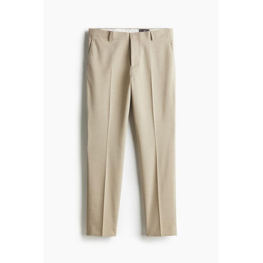 H M sliM Fit Suit Pants Beige