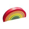 Montessori Pädagogisches Spielzeug Set Bogenbrücke Regenbogen Bausteine Zählwerk für Kinder Zählwerkzeuge Stapelspiel