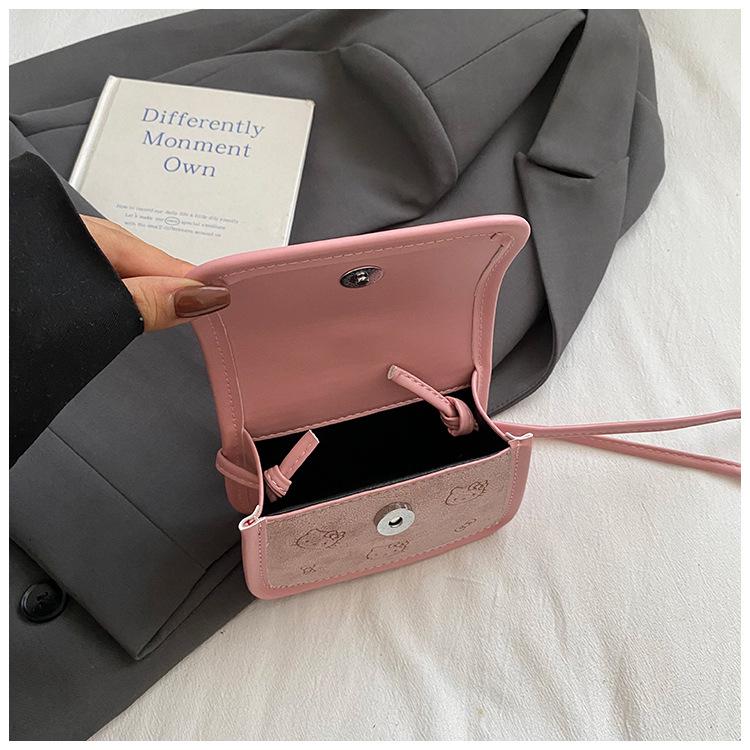 Bowknot Children's Crossbody Bag - New Coin Purse & Accessories for Girls, Princess Baby Shoulder Bag, Small Square Design