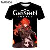 Summer Game Genshin Impact 3d Printed Children's T-shirt Fashion Casual Hip-hop Harajuku Kids Short Slee T Shirt O Neck Tops