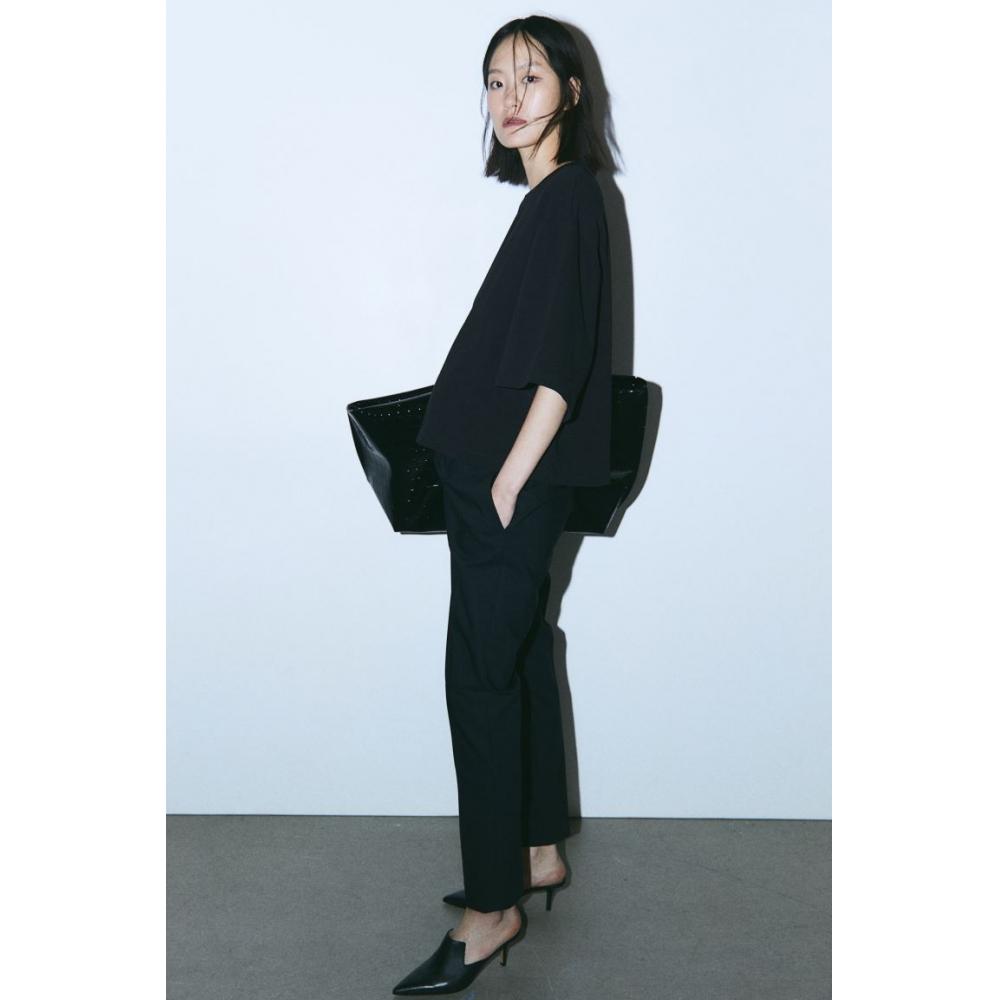 

H M MAMA Tailored Trousers Black