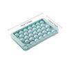 33 Cells Circle Hockey PP Mold Frozen Whiskey Ball Popsicle Ice Cube Tray Box Lollipop Making Gifts Kitchen Tools Accessories