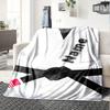 Karate Gi Home Customize Your Name Blankets Comfortable Soft Lightweight Allseason Multipurpose Blanket For Picnics Sofas Offices Beds Living Rooms