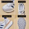 2025 Forrest Gump Women's Casual Sports Shoes: New Autumn Thick Sole, Versatile Colorblock Style for Students