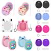 Cute Silicone Protective Case for Tamagotchi Uni 2025 Virtual Pet Machine with Finger Lanyard Anti-Scratch Soft Cover