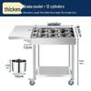 Commercial Stainless Steel Seasoning Cart