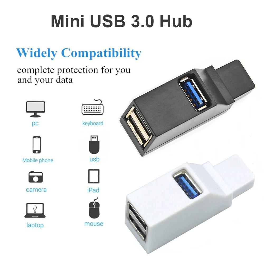 For PC Laptop, USB 1.1 HUB Adapter Extender for USB 1.1 Card Reader, Hi-Speed USB 1.1, Mini Splitter Box 1 To 1 Ports