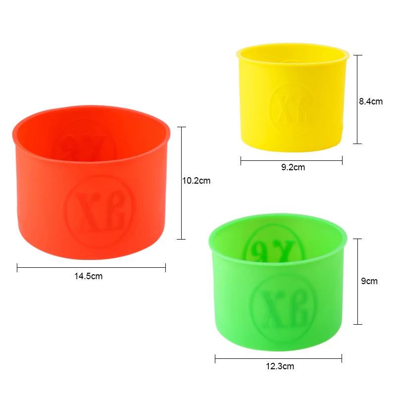 1/3pcs Silicone Cake Mold Random Color DIY Desserts Baking Mold Rectangular Bread Pan Mousse Cake Round Shape Mold Baking Pans