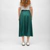 Jupe midi tissu chiné ola vert Femme HOLLY AND JOEY