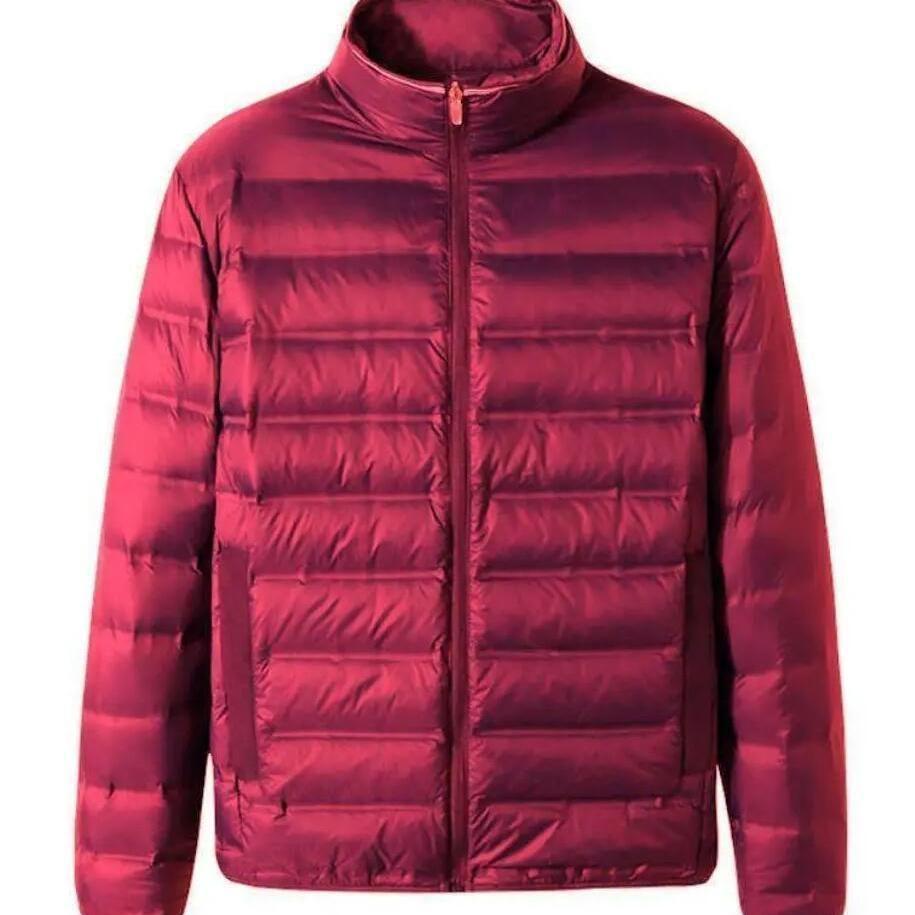 Jachetă ultra-ușoară din bumbac cu puf pentru bărbați, mărime mare - Modă nouă