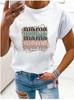 Large Size Women's Flower Mom Vintage Trend Clothing Printed T-Shirt Clothing Summer Basic Top Short Sleeves