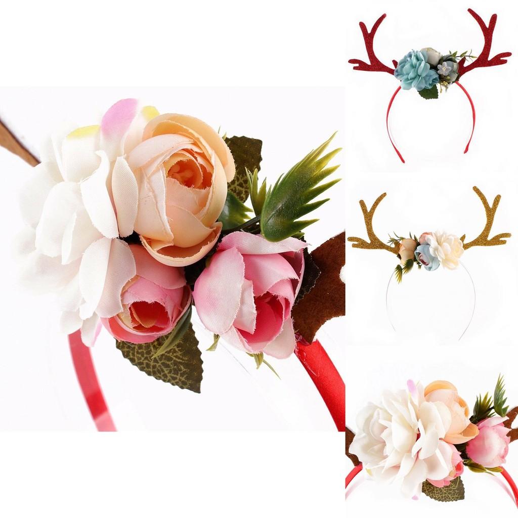Beautiful Reindeer Antler Headwear For Women Girls Perfect For Christmas Parties