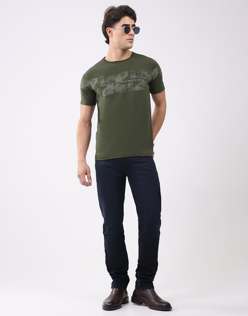 Monte Carlo Men's Round Neck Half Sleeve T-Shirt