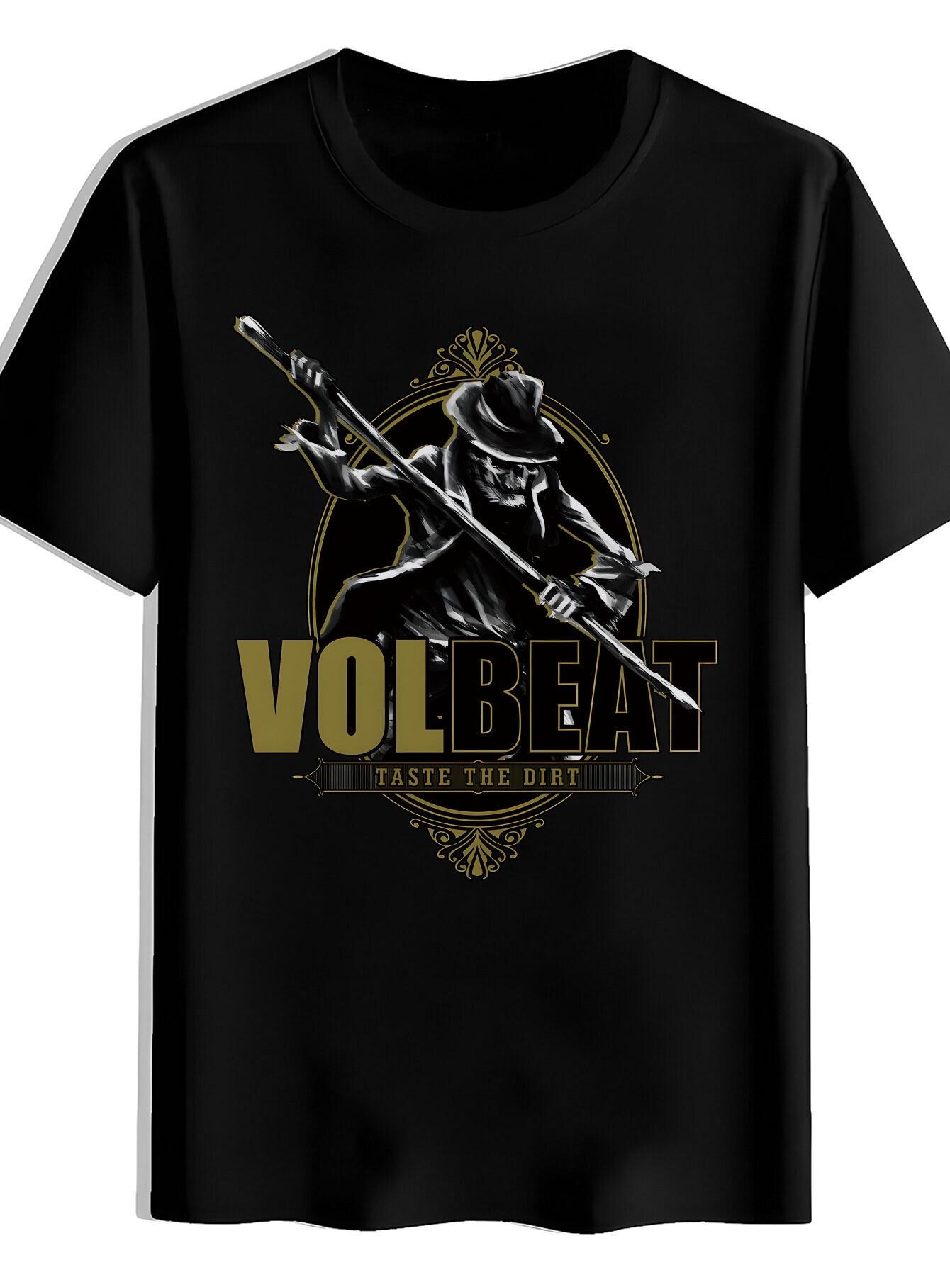 T-shirt Volbeat Band Logo - Officially Inspired Danish Rock Music Tee with Iconic Logo Print XXXL