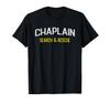 Chaplain At Work Search and Rescue EMS Fire White Yellow T-Shirt