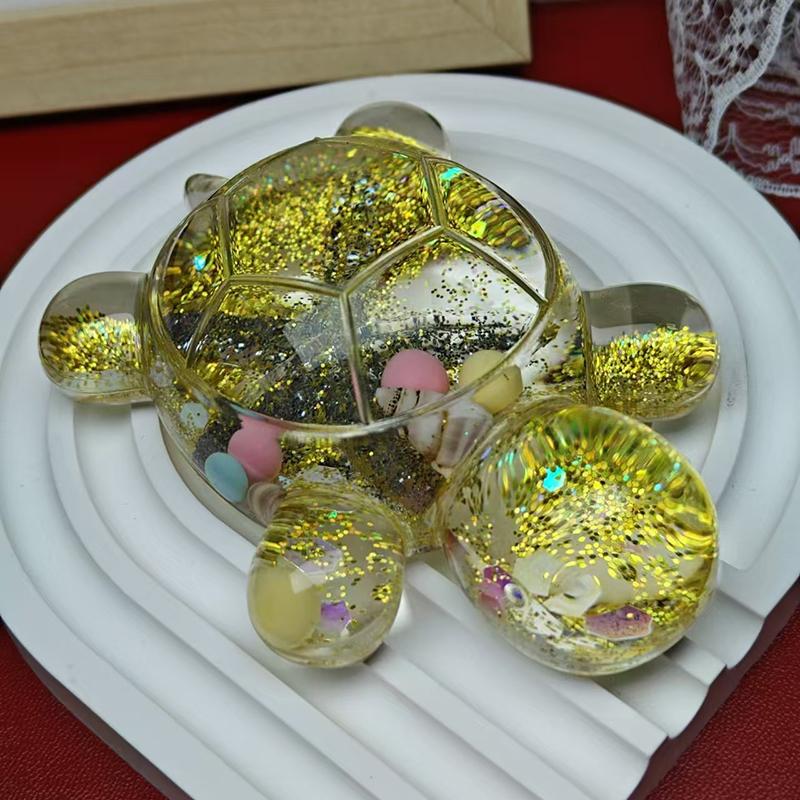 

Милая мультяшная фигурка черепахи с пересыпающимся песком, украшение для микроландшафта, креативное настольное украшение, украшение для интерьера автомобиля, подарки