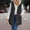 Damen S Kapuzenweste Wendbar Unifarben Herbst Winter Freizeit Oberbekleidung