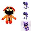 Cross-border New Product Game Doll Terror Purple Cat Monster Smile Animal Big Mouth Purple Cat Plush Toy