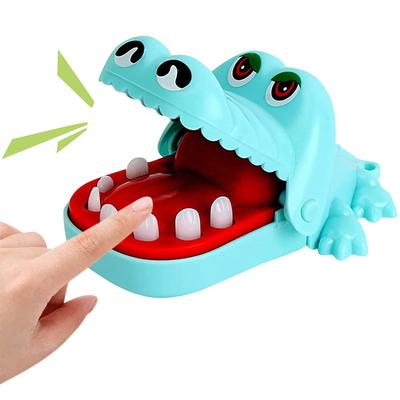 Classic Crocodile Teeth Game Mini Abs Crocodile Biting Finger Game Family Tabletop Party Funny Game Toy Accessories for Gift