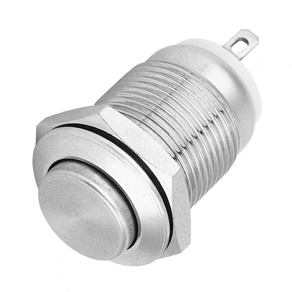 12mm Round Metal Push Button Switch Momentary Power Reset