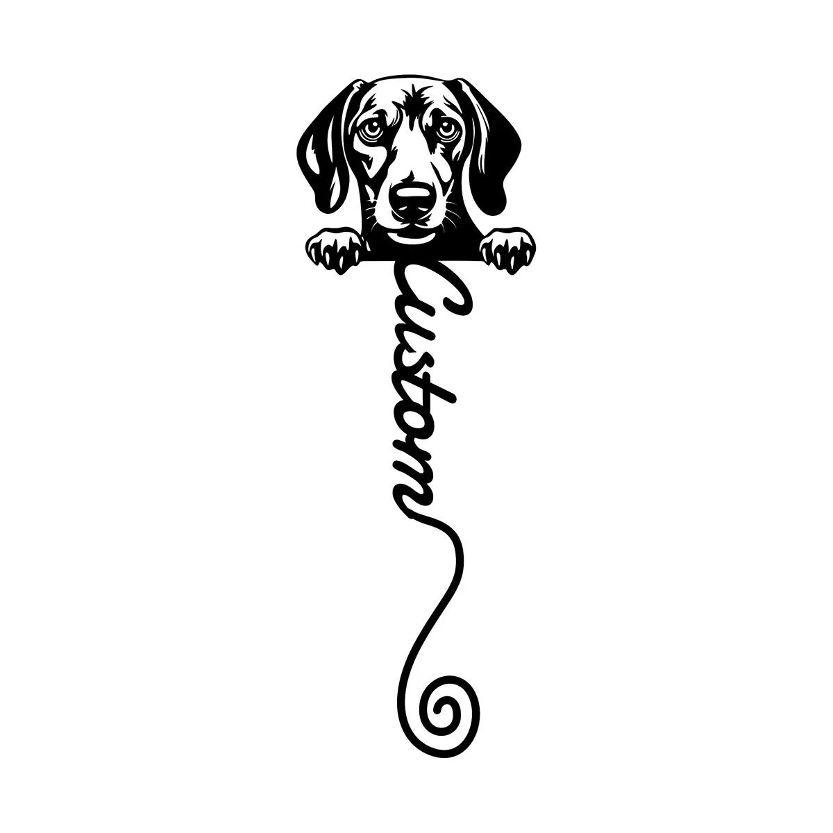 

Metal Wall Art Decor, Dachshund Dog Bookmark, Gift for Book Lover Teacher, Unique Back to School Present