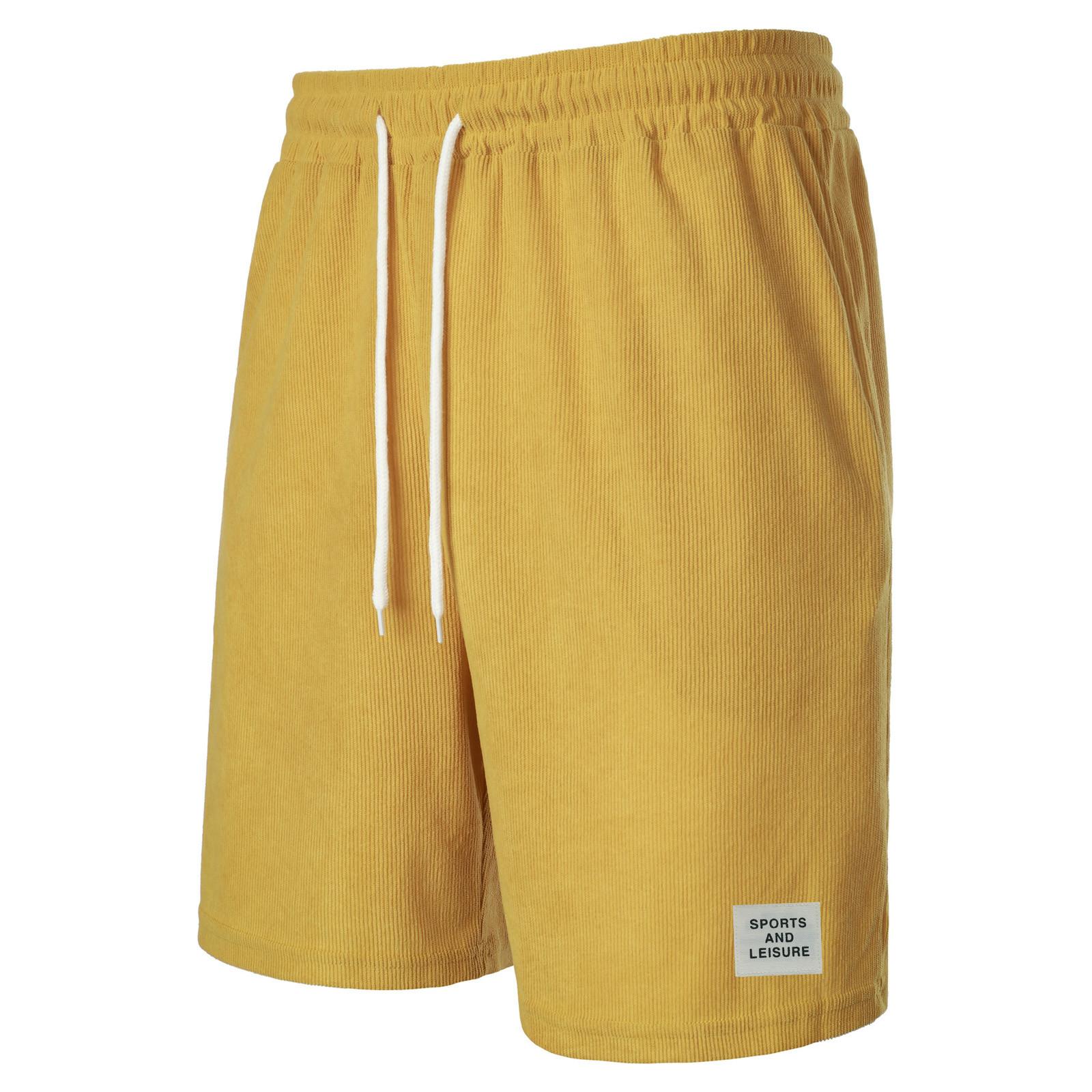 

Чоловічі шорти. Модні повсякденні штани. Спортивні шорти для бігу XL жовтий