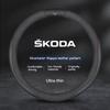 38CM kryt volantu z uhlíkových vláken vhodný pro Skoda Octavia Kodiaq KAROQ Superb VIRS prodyšný kryt volantu
