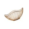 Elegant Fruit Basket Metal Wire Storage Bowl Elegant Serving Dish Modern Snacks Plate Home Decoration Accessories