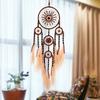 Bohemian Dream Catcher Hand-woven Pampas Grass Wind Chime Wall Hanging For Bedroom Birthday Festival Gifts Home Accessory Crafts