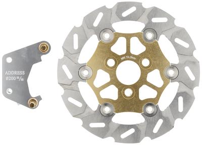 Bike Parts Center Suzuki Address V125 Schwimmende Halterung Bremsscheibe 200mm 63226322