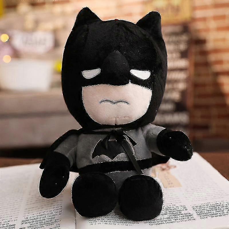28cm  The Avengers Cartoon Anime Plush Toy Batman Figure Dolls Kid Gift